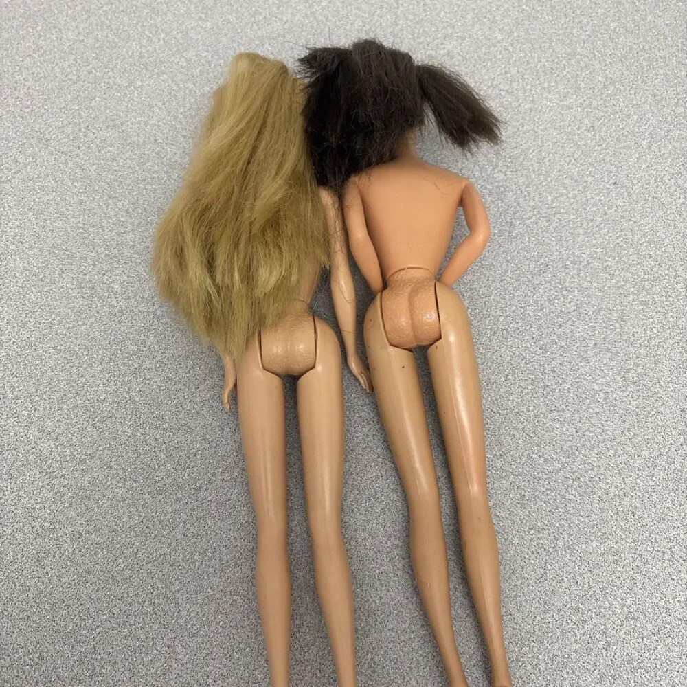 Lot of 8 Vintage Mixed Style Mattel Barbie, 1966 Body Molds, Twist Waist, Nude